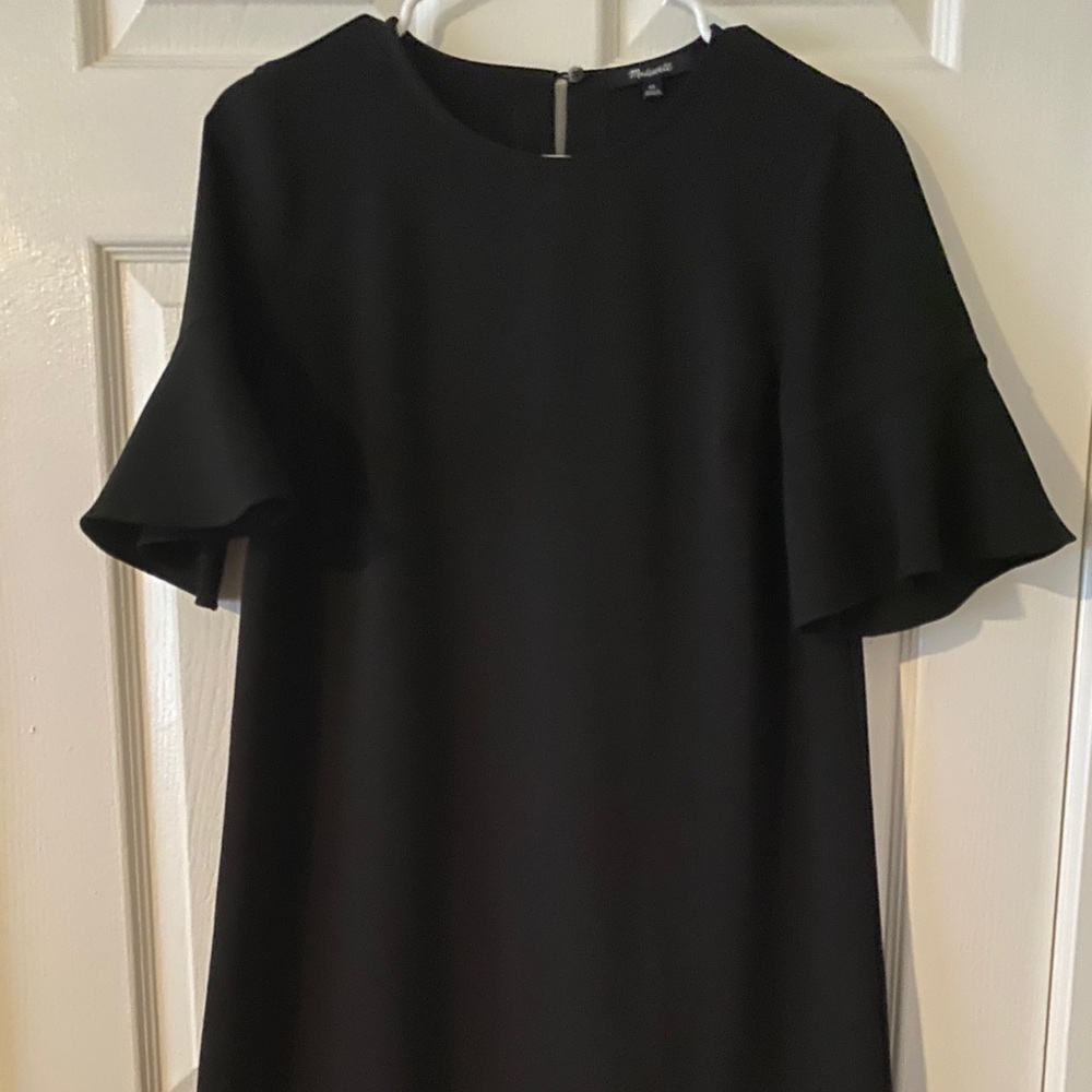 Madewell flutter sleeve mini dress